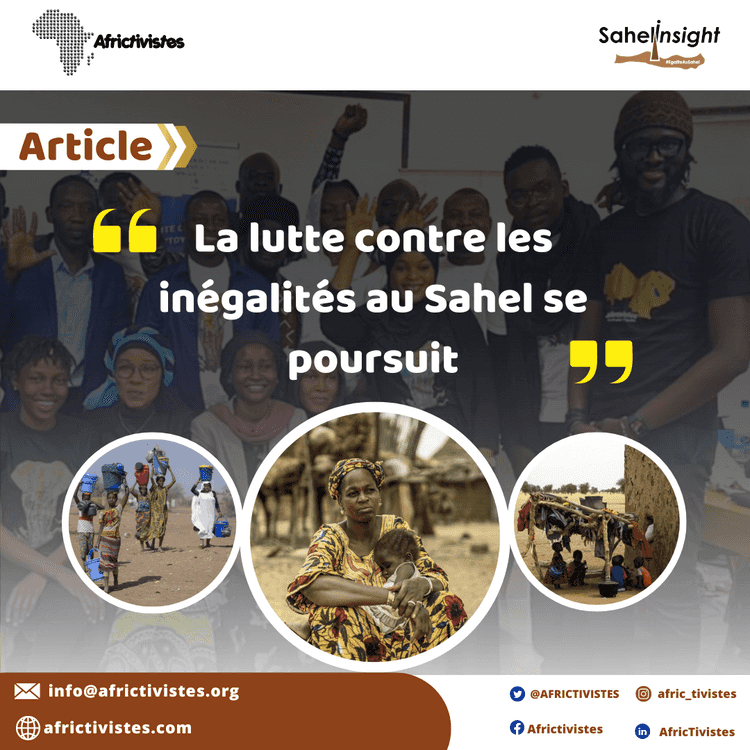 AfricTivistes poursuit la lutte contre les inégalités au Sahel