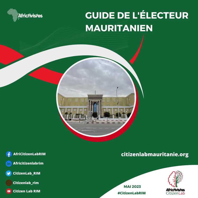 CitizenLab publishes its Voter’s Guide for a participatory democracy in Mauritania
