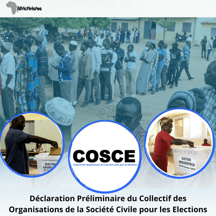 [Senegal]Déclaration Préliminaire du Collectif des Organisations de la Société Civile pour les Elections au lendemain de l’élection présidentielle du 24 mars 2024.