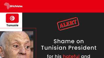 Shame on Tunisian President for his hateful and racist speech towards sub-Saharan migrants