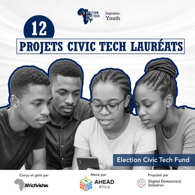 12 projets civic tech retenus pour le fonds AfricTivistes de l’innovation pour la participation citoyenne