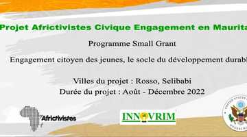 Lancement AfricTivistes Civique Engagement à Rosso et Selibabi (Mauritanie)