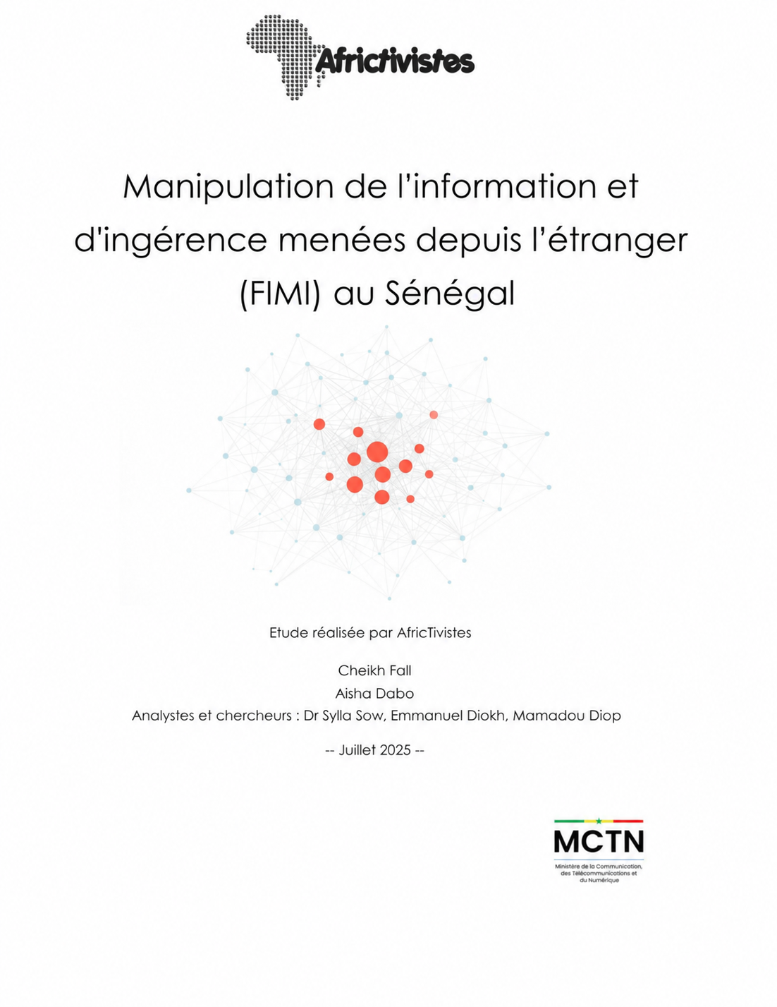 Analytical report on foreign information manipulation and interference (FIMI) in Senegal