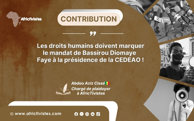 Présidence de la CEDEAO : les droits humains, la grande cause du Président Bassirou Diomaye Faye !